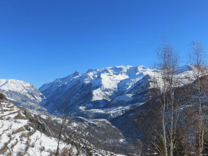 Studio Coin Montagne A Auris En Oisans Avec Vue Magnifique ภายนอก รูปภาพ